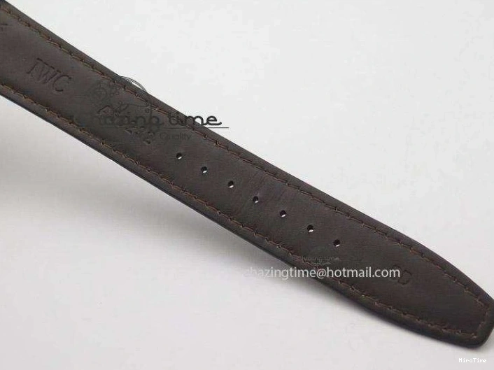 MIROTIME 0208 Pilot Chrono RG 3878 ZF Best Edition Grey Dial On Brown Leather Strap A UrbanChic 7330